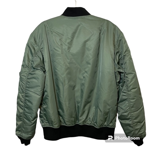 Palladium Mens City Flight Jacket Seaspray Size XL - Picture 2 of 10